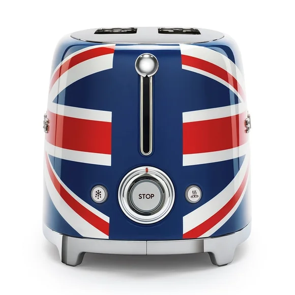 NIB SMEG Union Jack 2-Slice Toaster - Red, White, and Blue - Picture 4 of 8